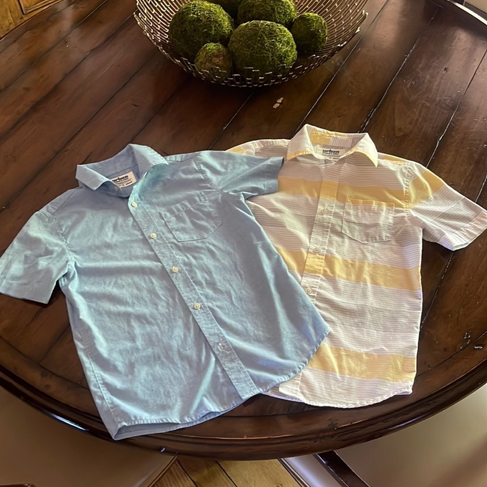 Boys cotton short sleeve shirts